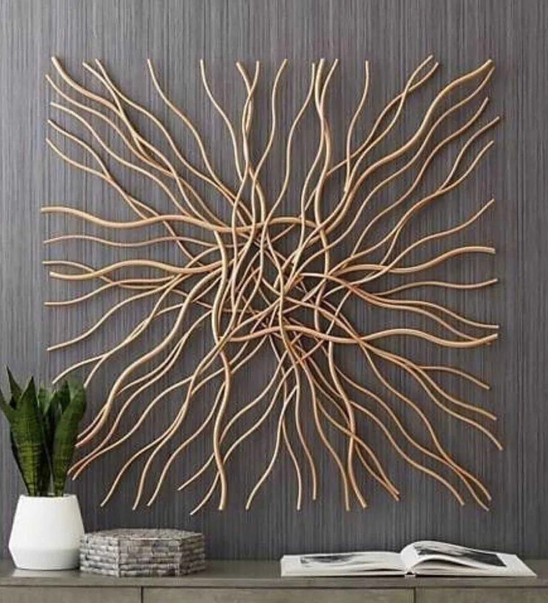 Abstract Lines Wall Hanging (2 Feet)